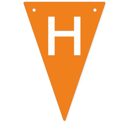 Happy Birthday Banner met Stripes (Tweede vlag)