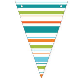 Happy Birthday Banner met Stripes (Eerste vlag)