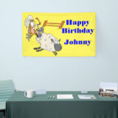 Happy Birthday Banner Mutton Bustin Kind (Beurs)