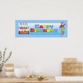 Happy Birthday Banner Poster (Keuken)