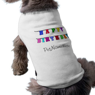 Happy Birthday Banner T-shirt
