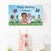 Happy Birthday Banner Unicorn en Fairy (Insitu)