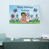 Happy Birthday Banner Unicorn en Fairy (Beurs)