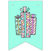 Happy Birthday Banner voor het verjaardagsfeestje (Eerste vlag)