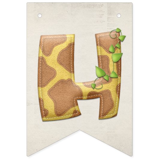 Happy Birthday Banner Wild (Tweede vlag)