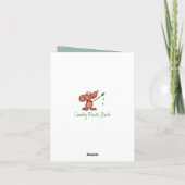 Happy Birthday Barn Owl Greeting Feestdagen Kaart (Achterkant)