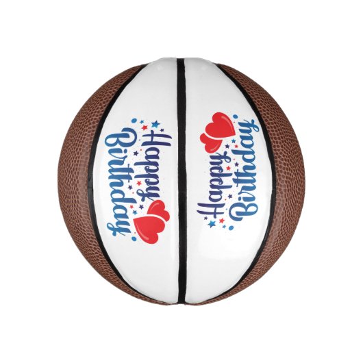 happy birthday basketbal (Verticaal)