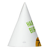 Happy Birthday Basketball Sports Kinder gepersonal Feesthoedjes (Links)