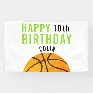 Happy Birthday, Basketball Sports Kinder Simple Bo Spandoek