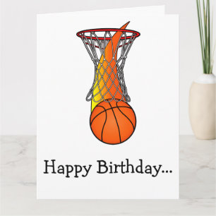 Happy Birthday Basketball uit de hele gang Kaart