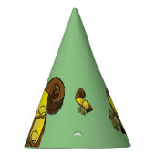 Happy Birthday Bass Instrumentalist Paper Feesthoedjes (Rechts)