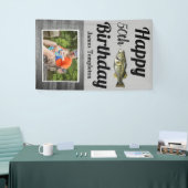 Happy Birthday Bass Vist Fotonaam vader Spandoek (Beurs)