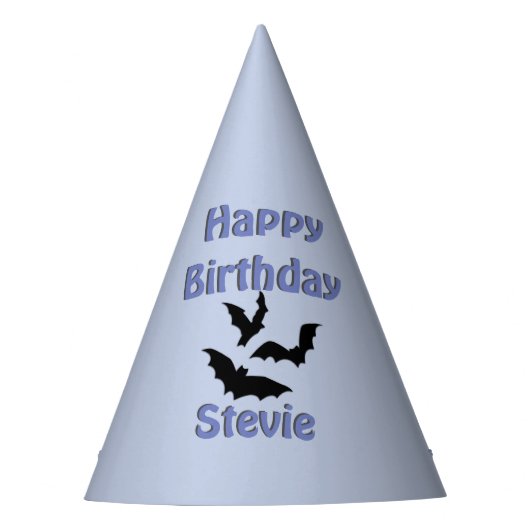 Happy Birthday Bat Pet Feesthoedjes (Voorkant)