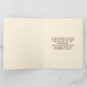 Happy Birthday Beagle met hond voetafdrukken Kaart (Binnen)