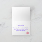 Happy Birthday Beauful Black Swan Kaart (Binnen)