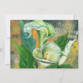 Happy Birthday - Beauful Calla Lily Flower - (Voorkant)