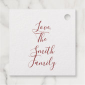 Happy Birthday Bedankjes Labels (Achterkant)