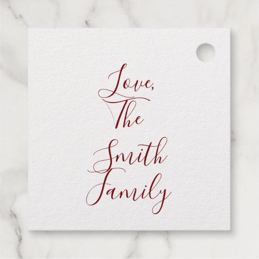 Happy Birthday Bedankjes Labels (Achterkant)