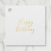 Happy Birthday Bedankjes Labels (Voorkant)