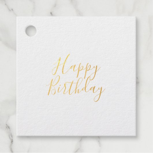 Happy Birthday Bedankjes Labels (Voorkant)