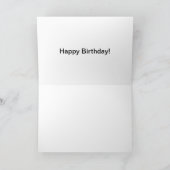 Happy Birthday Bedankkaart (Binnen)