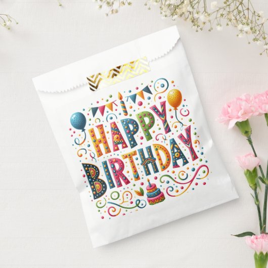 Happy Birthday Bedankzakje (Gezegeld)