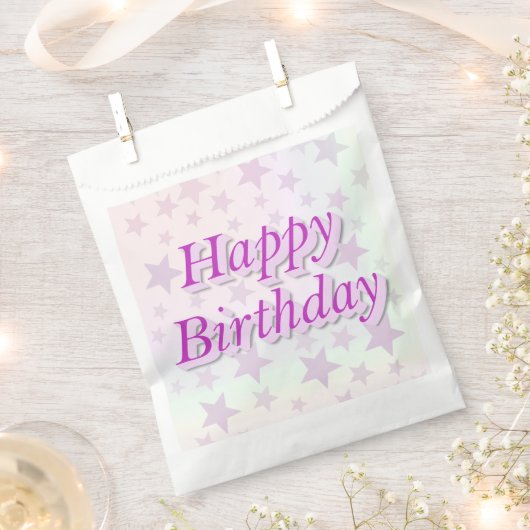 Happy Birthday!! Bedankzakje (Geknipt)