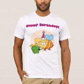 Happy Birthday Bee Mannen T-shirt (Voorkant)