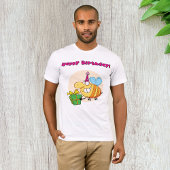 Happy Birthday Bee Mannen T-shirt