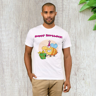 Happy Birthday Bee Mannen T-shirt