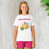 Happy Birthday Bee Meisjes T-shirt