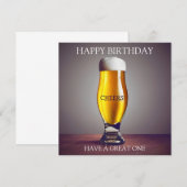 Happy Birthday Beer (Voorkant / Achterkant)