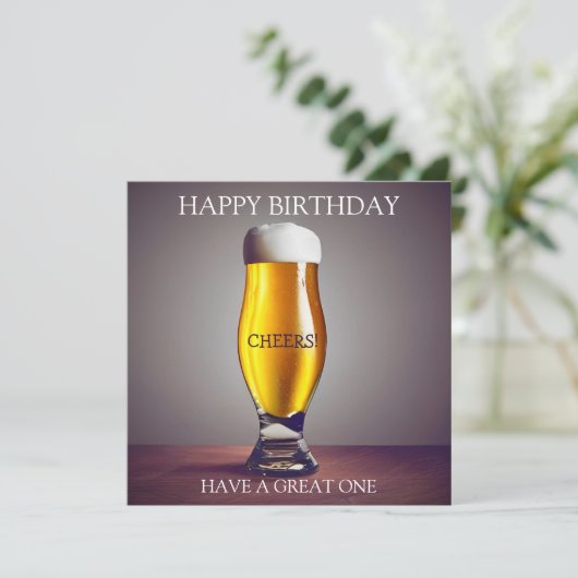 Happy Birthday Beer (Staand voorkant)