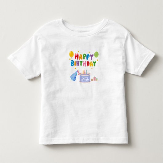 Happy Birthday Beer Celebration" of "Verjaardag Be Kinder Shirts (Voorkant)