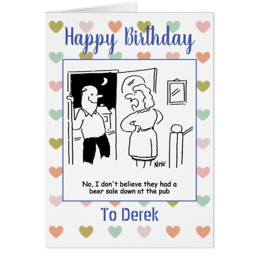 Happy Birthday Beer Drinker (Voorkant)