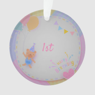 Happy Birthday Beer  Ornament