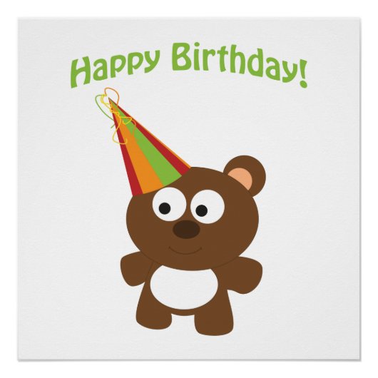 Happy Birthday Beer Perfect Poster (Voorkant)