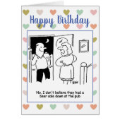 Happy Birthday Beer Sale Drunk (Voorkant)