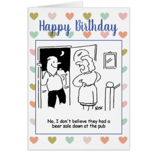 Happy Birthday Beer Sale Drunk