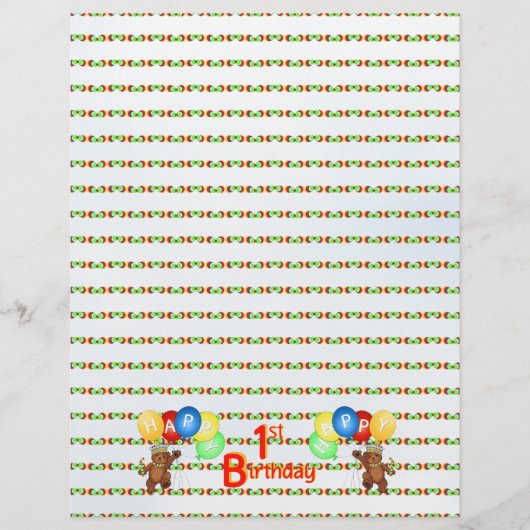 Happy Birthday Beer Scrapbook Paper 5 Flyer (Voorkant)