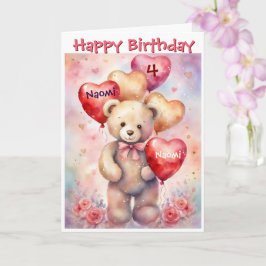 Happy Birthday Beer Voeg meisjesnaam en leeftijd t Kaart