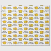Happy Birthday beers op wit Cadeaupapier (Vlak)
