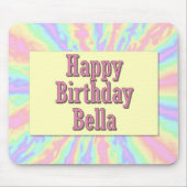 Happy Birthday Bella Muismat (Voorkant)