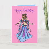 Happy Birthday Belly Dance-kaart Kaart (Voorkant)