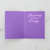 Happy Birthday Belly Dancer Kaart (Binnen)