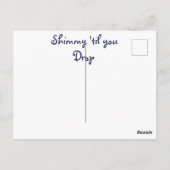 Happy Birthday Belly Dancer Wenskaart Briefkaart (Achterkant)