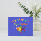 Happy Birthday, beluistert het populaire design va Briefkaart (Staand voorkant)