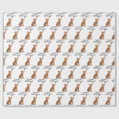 Happy Birthday Bengal Cat Cadeaupapier (Vlak)