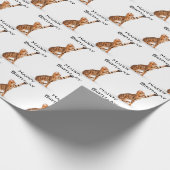 Happy Birthday Bengal Cat Cadeaupapier (Hoek)