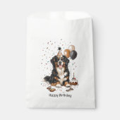 Happy Birthday Bernese Mountain Dog Bedankzakje (Voorkant)